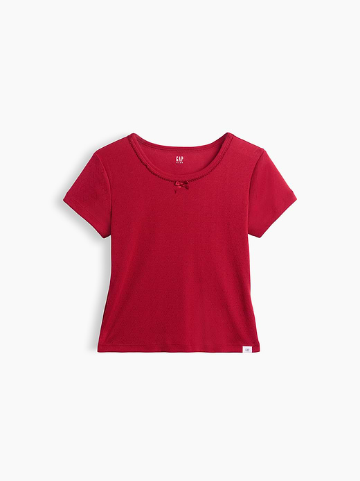 Gap Kids Recycled Pointelle PJ T-Shirt — photo 3
