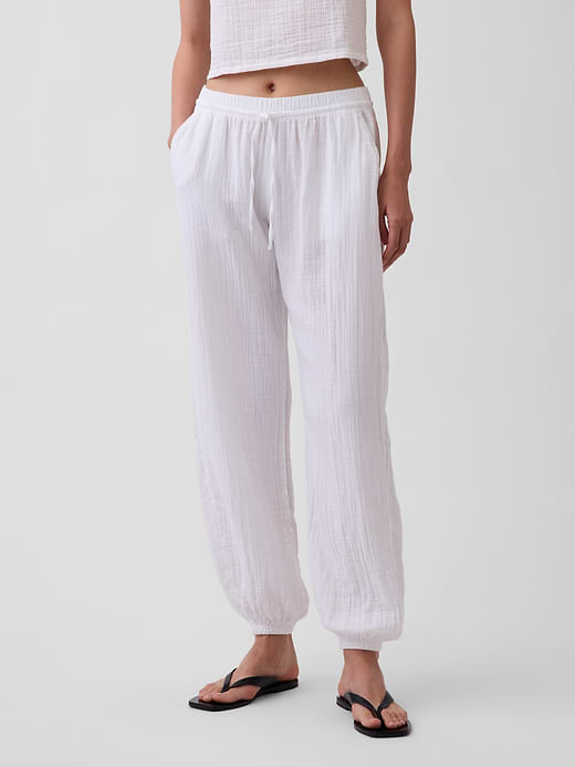 Gap Cotton Gauze Easy Joggers — photo 3