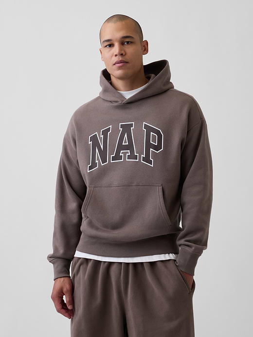Gap Adult VintageSoft NAP Logo Hoodie — photo 1