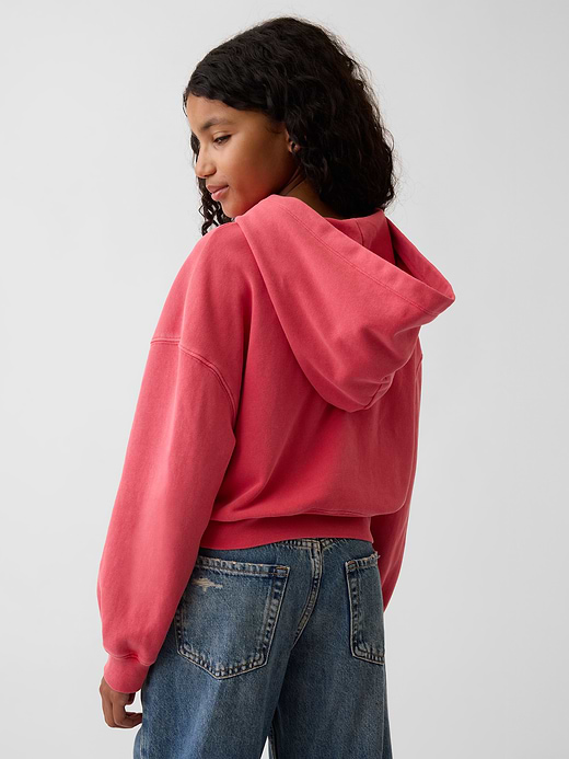 Gap Kids VintageSoft Terry Wedge Zip Hoodie — photo 5