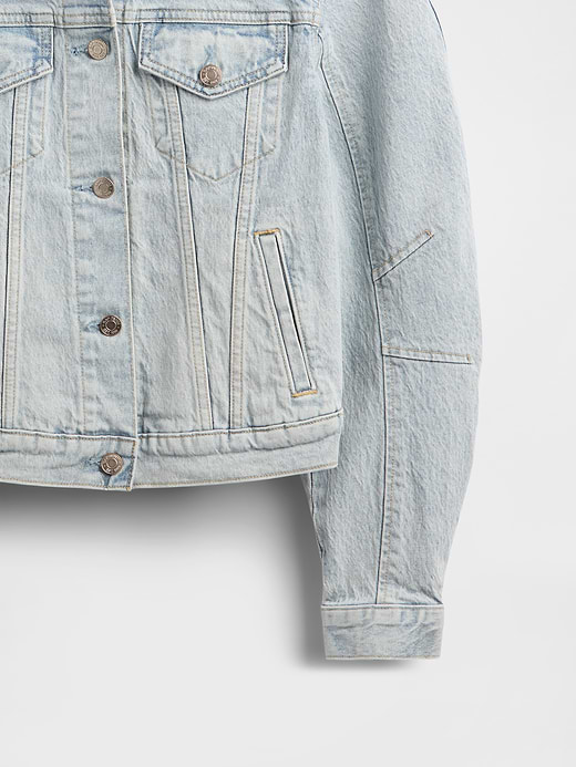 Gap Barrel-Sleeve Icon Denim Jacket — photo 6