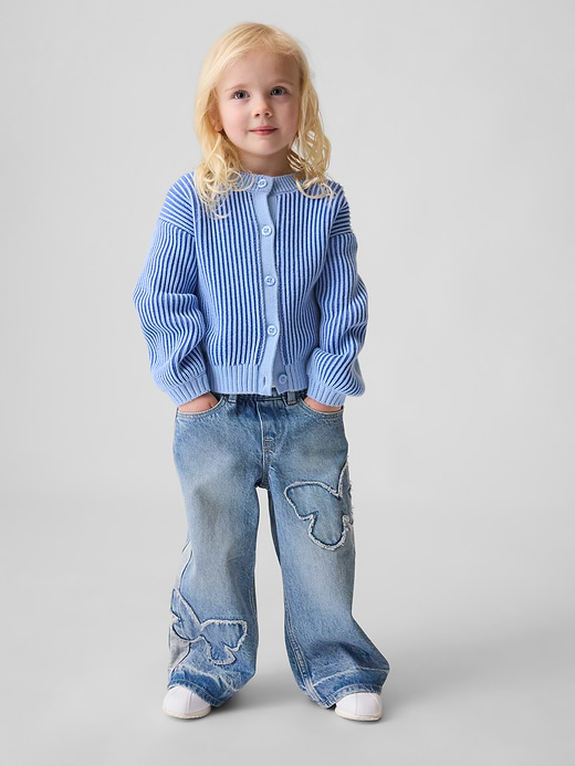 Gap Baby & Toddler Pull-On Baggy Wide-Leg Jeans — photo 1