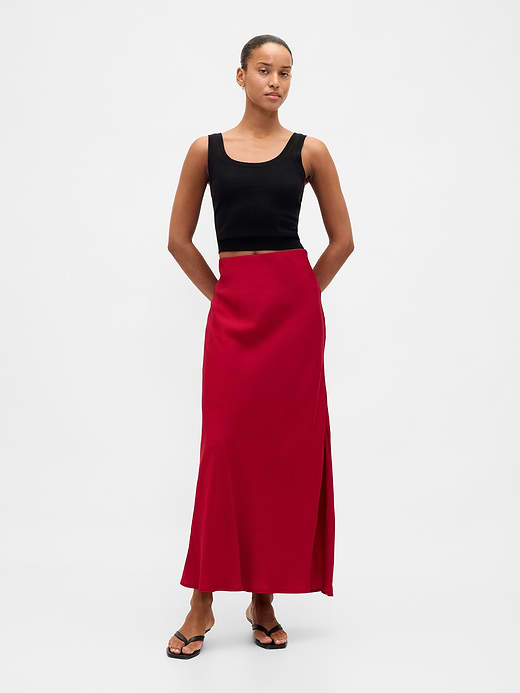 Gap Maxi Slip Skirt — photo 1