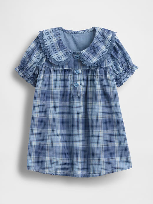 Gap Baby Collared Plaid Dress — photo 1