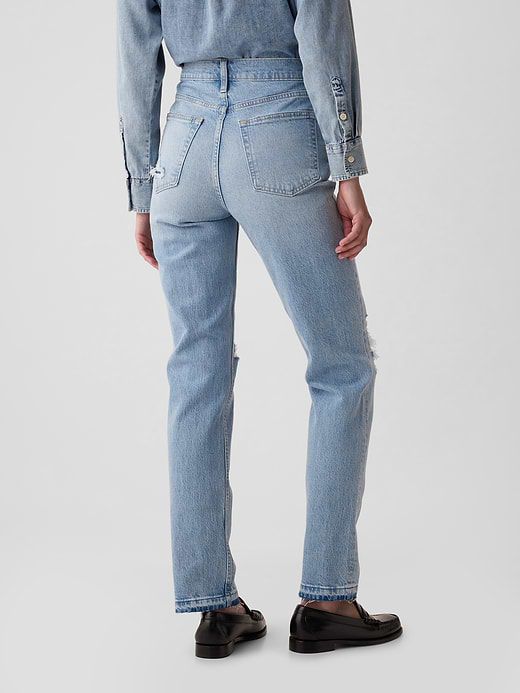 Gap High Rise Cheeky Straight Jeans — photo 5