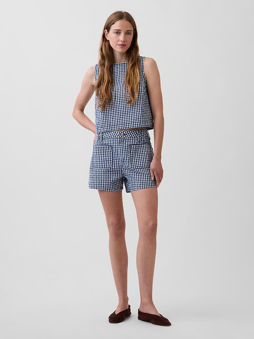 Gap 3.5" High Rise Relaxed Straight Denim Shorts — photo 1