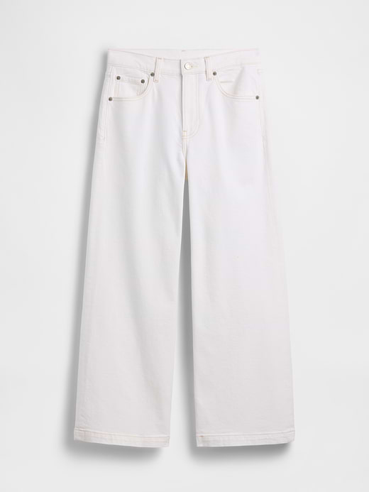 Gap High Rise Stride Wide-Leg Ankle Jeans — photo 7