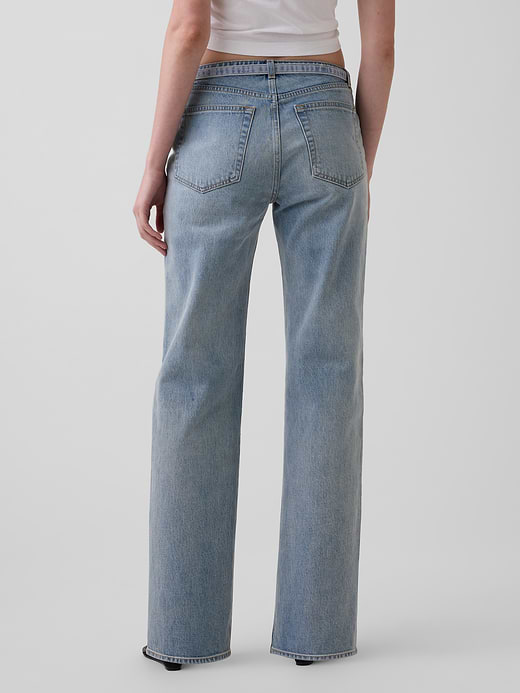Gap Mid Rise Relaxed Straight Jeans — photo 5