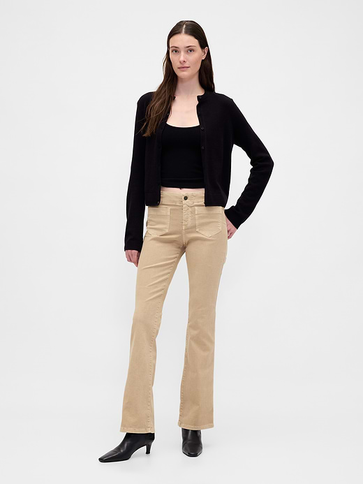 Gap Low Rise Twill Long & Lean Pants — photo 1