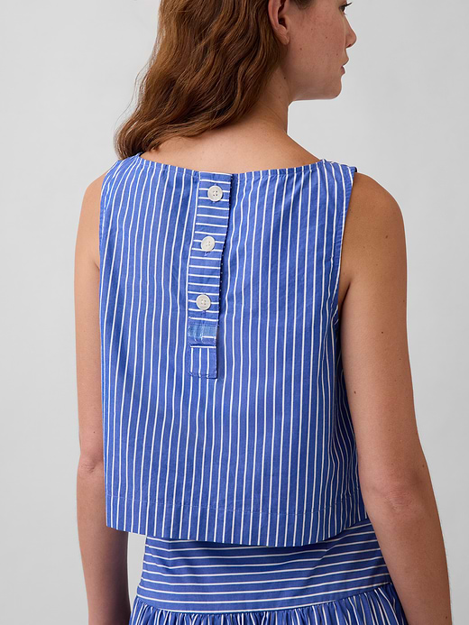 Gap Poplin Boatneck Shell Tank Top — photo 5
