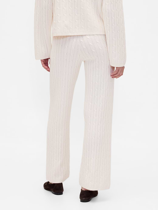 Gap CashSoft Cable-Knit Sweater Pants — photo 5