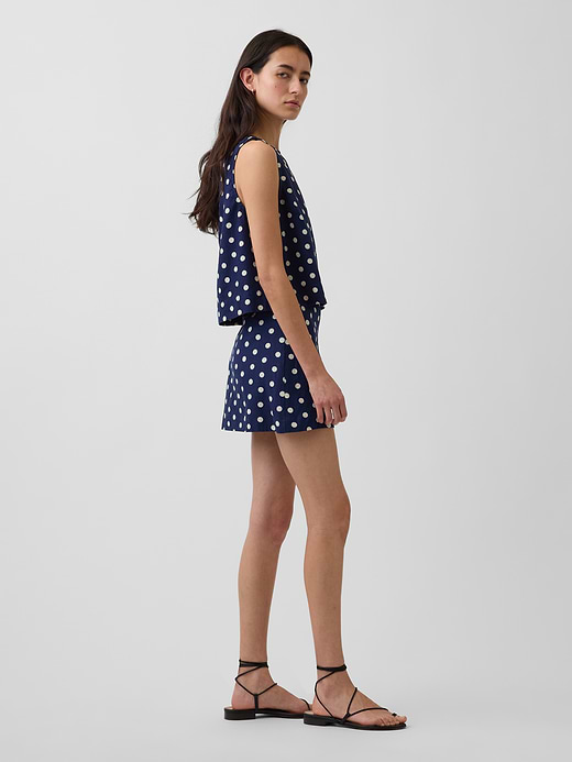 Gap Linen-Blend Mini Skort — photo 4