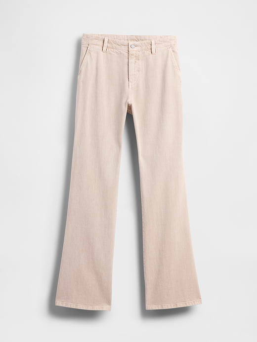 Gap Low Rise Relaxed Flare Khakis — photo 8
