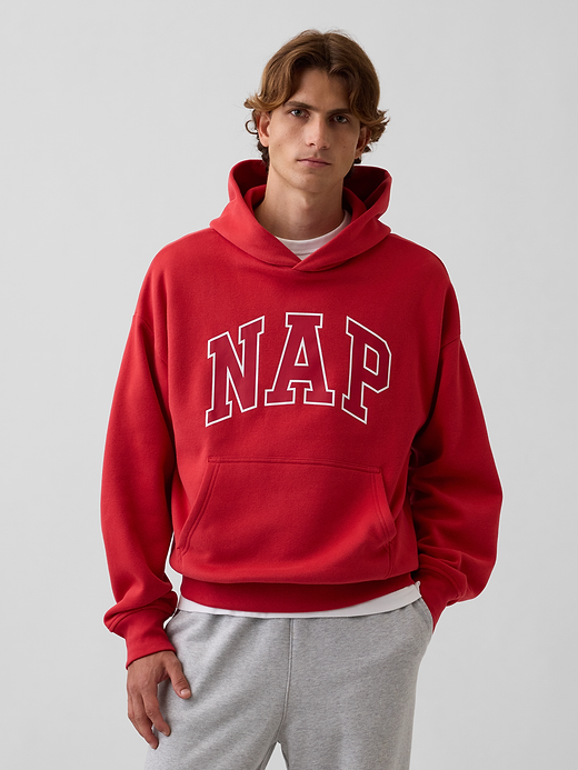 Gap Adult VintageSoft NAP Logo Hoodie — photo 1