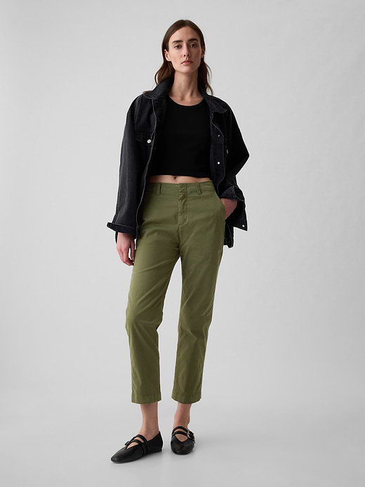 Gap Mid Rise Downtown Khakis — photo 1