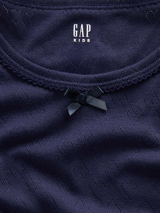 Gap Kids Recycled Pointelle PJ T-Shirt — photo 5