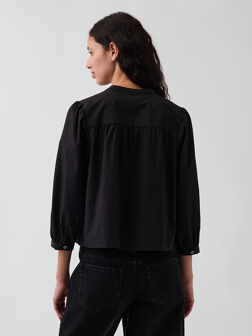 Gap Poplin Popover Top — photo 4