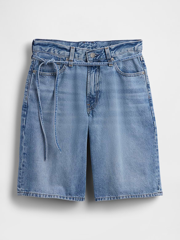 Gap 11" Mid Rise Longline Denim Shorts — photo 7