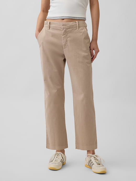 Gap Mid Rise Khakis — photo 3