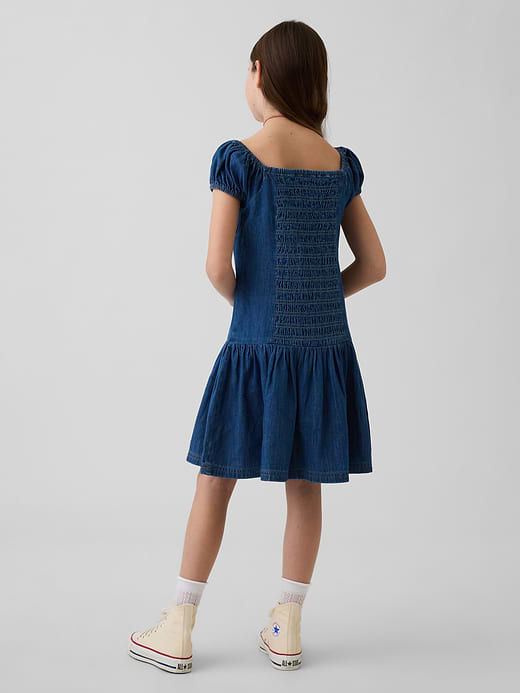 Gap Kids Polka Dot Drop-Waist Dress — photo 4