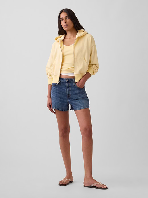 Gap 3.5" High Rise Relaxed Straight Denim Shorts — photo 1