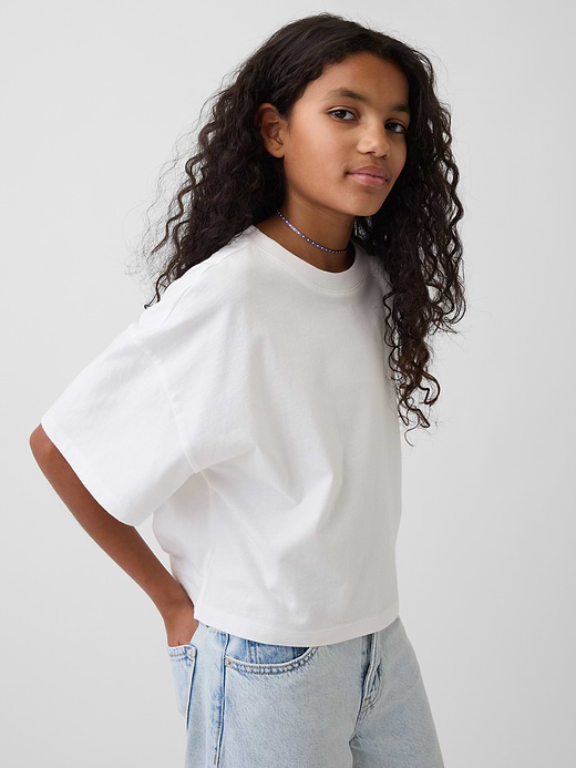 Gap Kids State Logo Oversized Boxy T-Shirt — photo 1