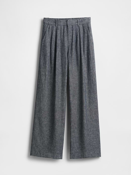 Gap 365 High Rise Linen-Blend Trousers — photo 8