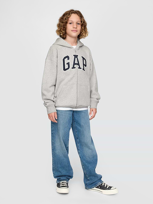 Gap Kids VintageSoft Gap Logo Hoodie — photo 4