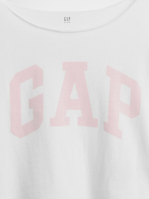 Gap Kids Oversized Wide-Neck T-Shirt — photo 5