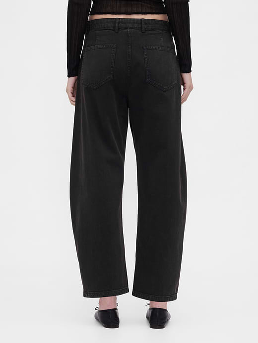 Gap Mid Rise Twill Barrel Pants — photo 5