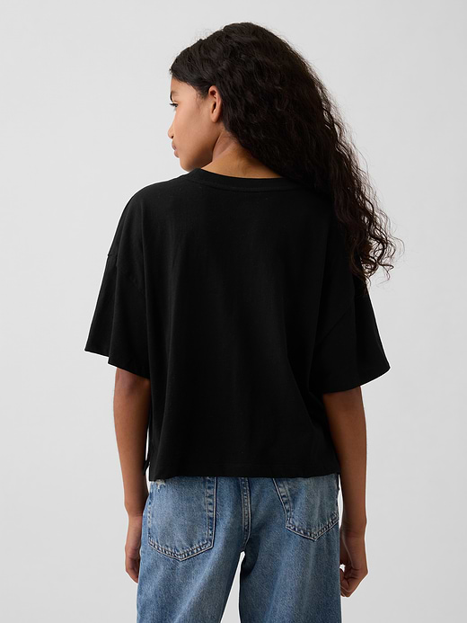 Gap Kids State Logo Oversized Boxy T-Shirt — photo 4