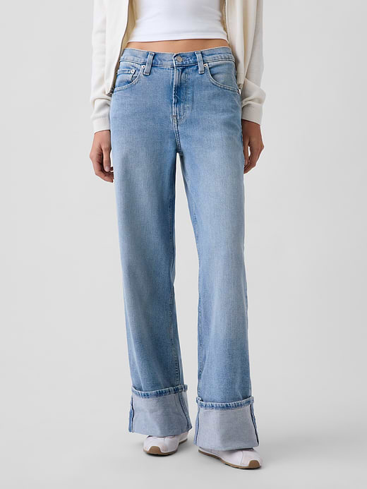 Gap High Rise Stride Wide-Leg Jeans — photo 3