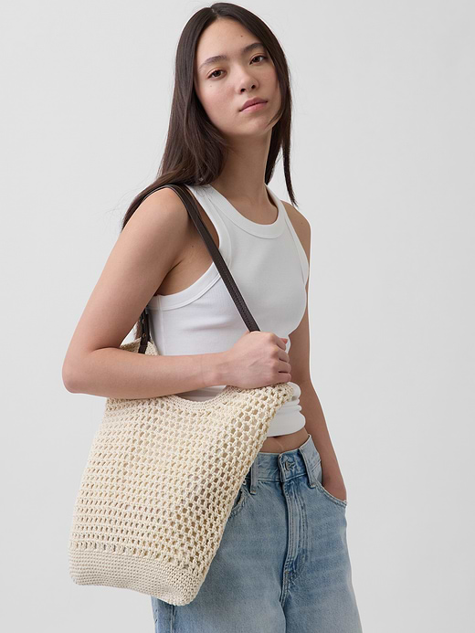 Gap Crochet Tote Bag — photo 3