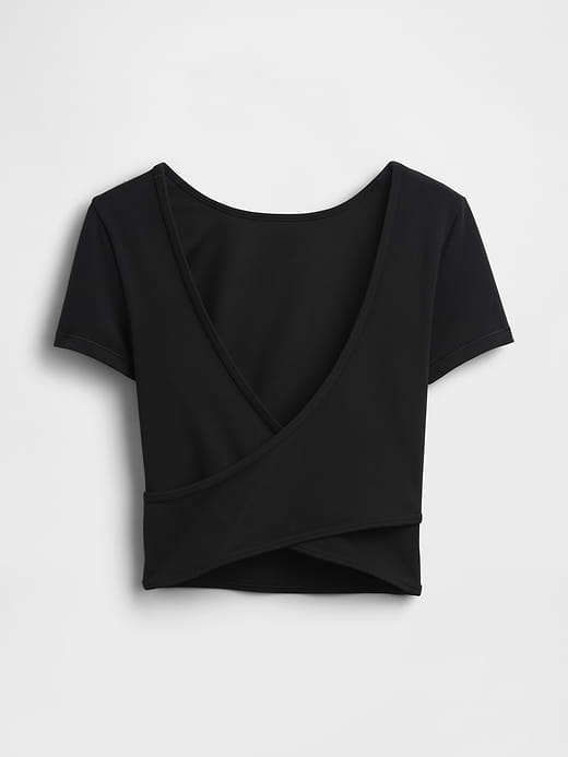 Gap GapFit Smooth Reversible Wrap Crop Top — photo 7