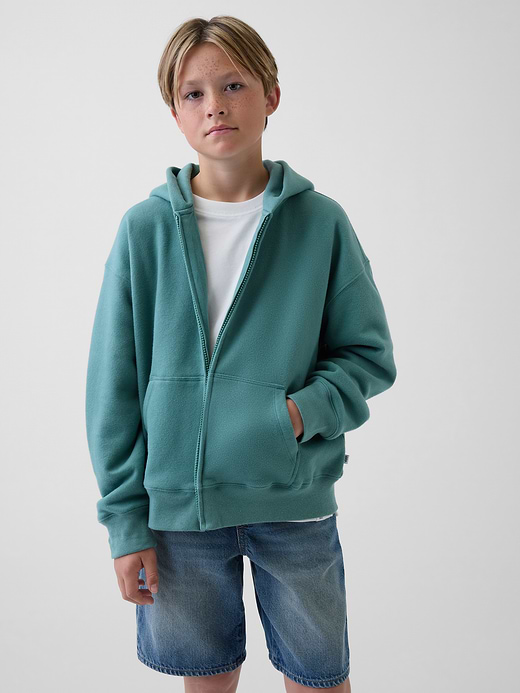 Gap Kids VintageSoft Relaxed Zip Hoodie — photo 1