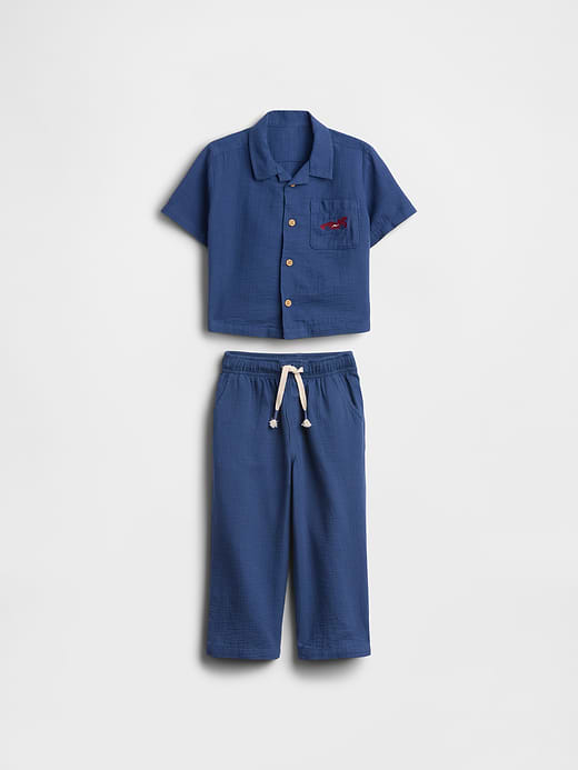 Gap Baby & Toddler Cotton Gauze Outfit Set — photo 3