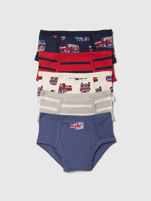 Gap Toddler Organic Stretch Cotton Boxer Briefs (5-Pack) — photo 1