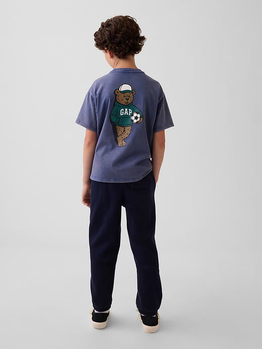 Gap Kids VintageSoft Relaxed Logo Joggers — photo 4