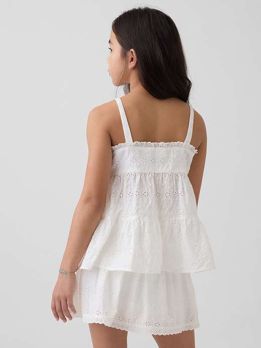 Gap Kids Denim Tiered Tank Top — photo 4