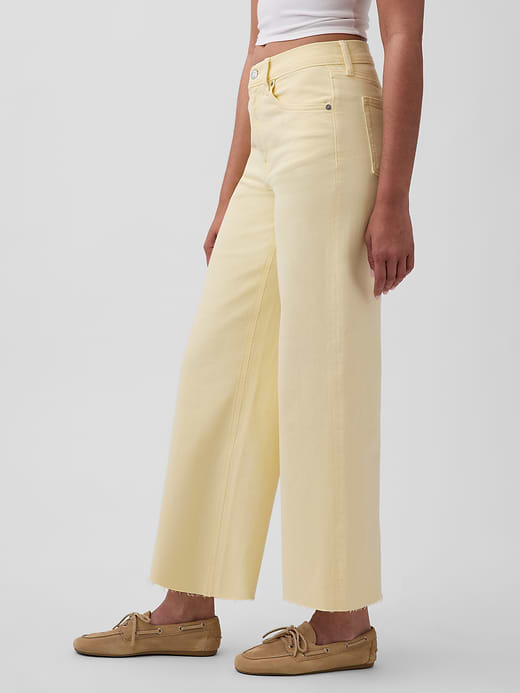 Gap High Rise Stride Wide-Leg Ankle Jeans — photo 4