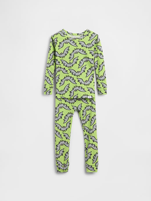 Gap Kids & Baby Organic Brushed Cotton Glow-In-The-Dark Skeleton PJ Set — photo 1