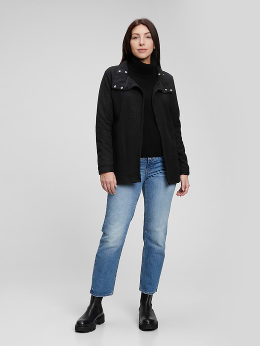 Gap Maternity Light Weight Fleece Nursing Top — photo 1