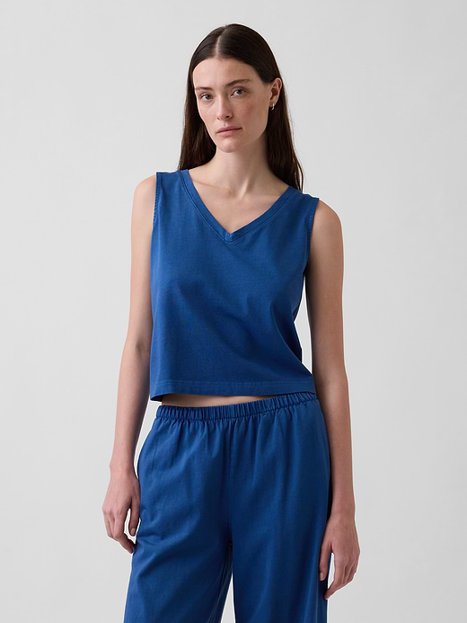 Gap Knit Crop Tank Top — photo 1