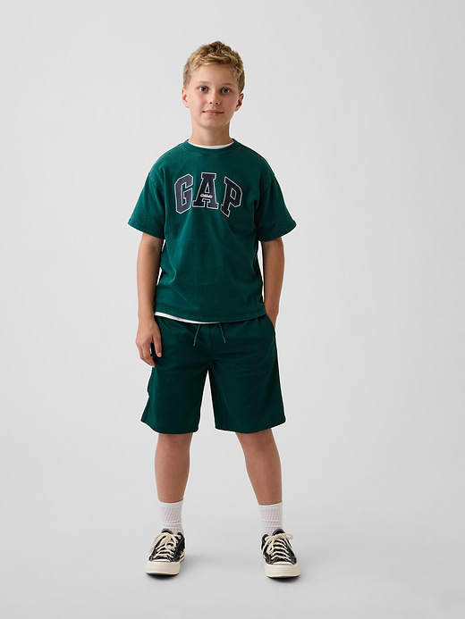 Gap Kids 8" Mesh Active Shorts — photo 1