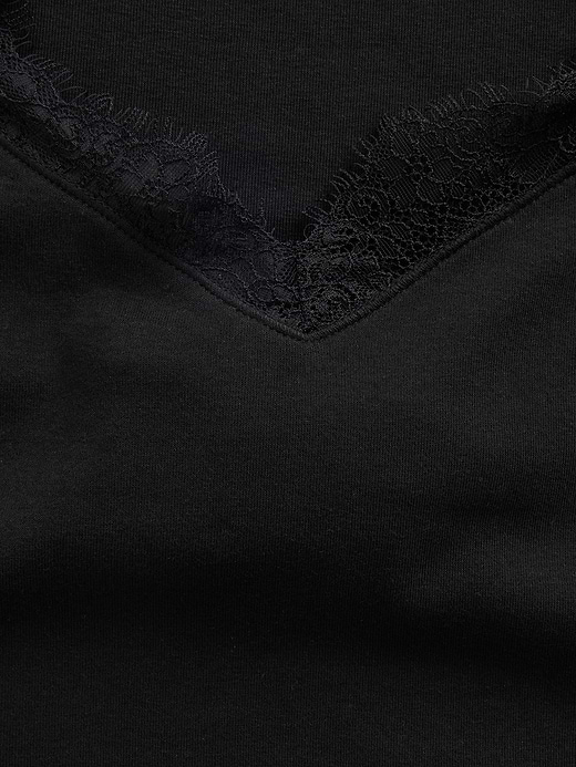 Gap Modern Lace-Trim Crop Top — photo 5