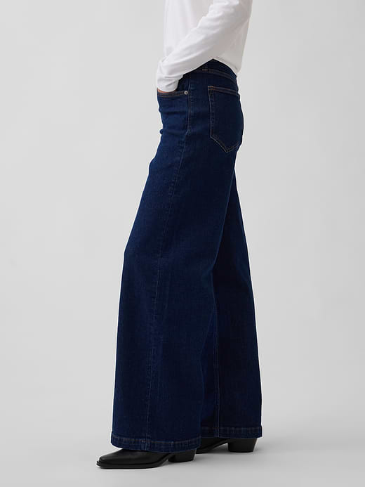 Gap High Rise Stride Wide-Leg Jeans — photo 4