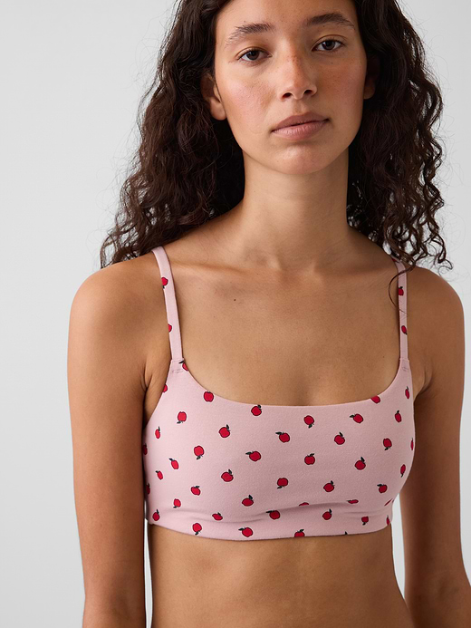 Gap SoftMade Organic Stretch Cotton Scoop Bralette — photo 4