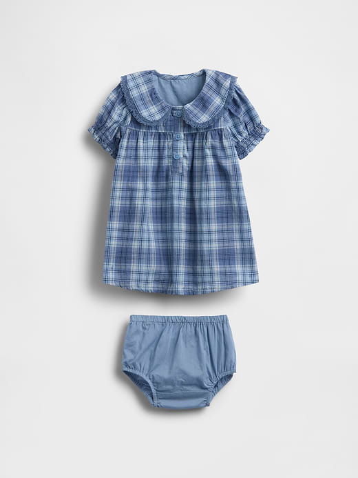 Gap Baby Collared Plaid Dress — photo 5