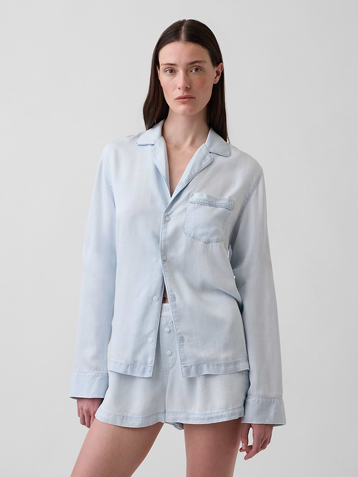 Gap Poplin PJ Shirt — photo 1