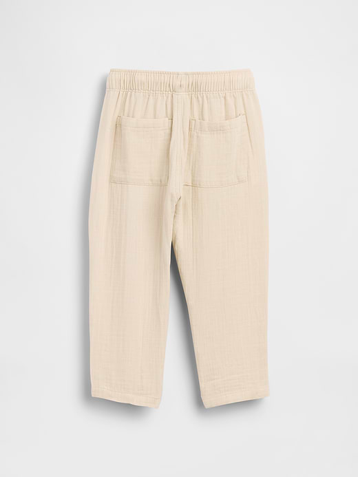 Gap Baby & Toddler Cotton Gauze Pull-On Barrel Pants — photo 5